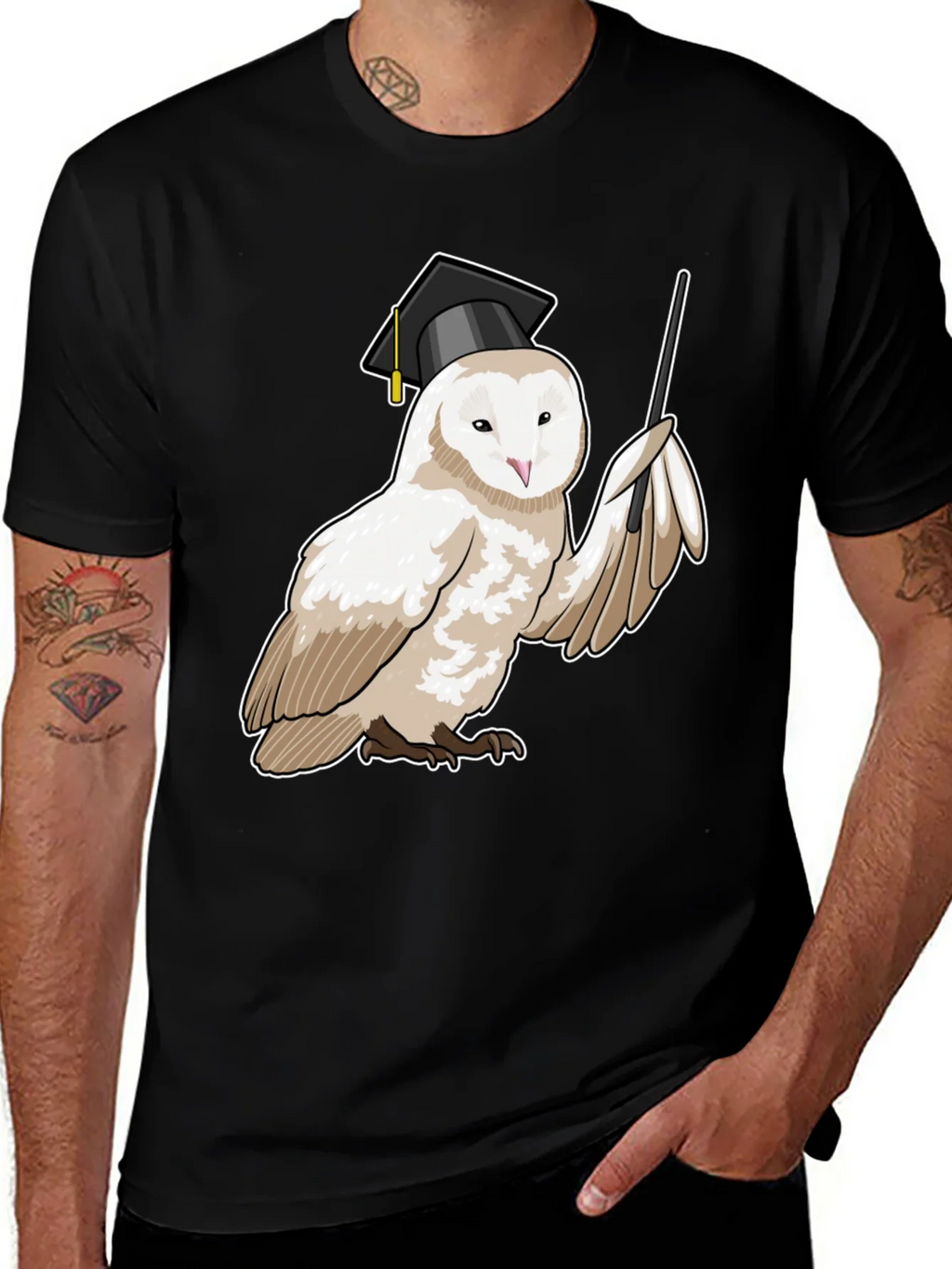 Owl Teacher Graphic Tee product image 1