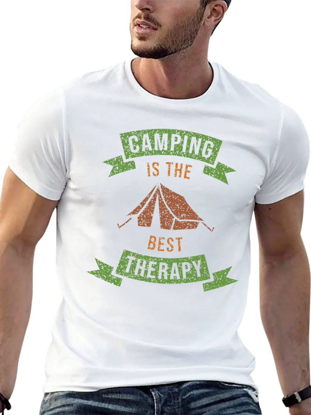 Camping is Therapy T-Shirt - Outdoor Adventure Tee product image 12