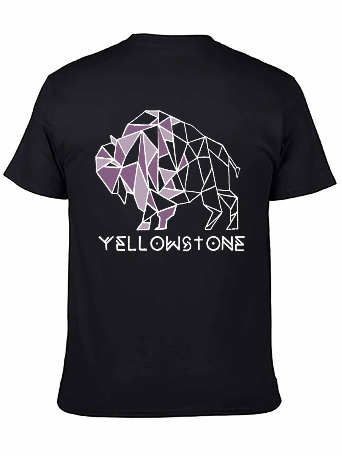 Yellowstone Buffalo Geometric Graphic Tee - Black product image 4
