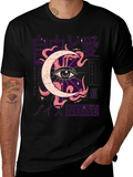 Eye Moon Graphic Tee - Black T-Shirt product image 1