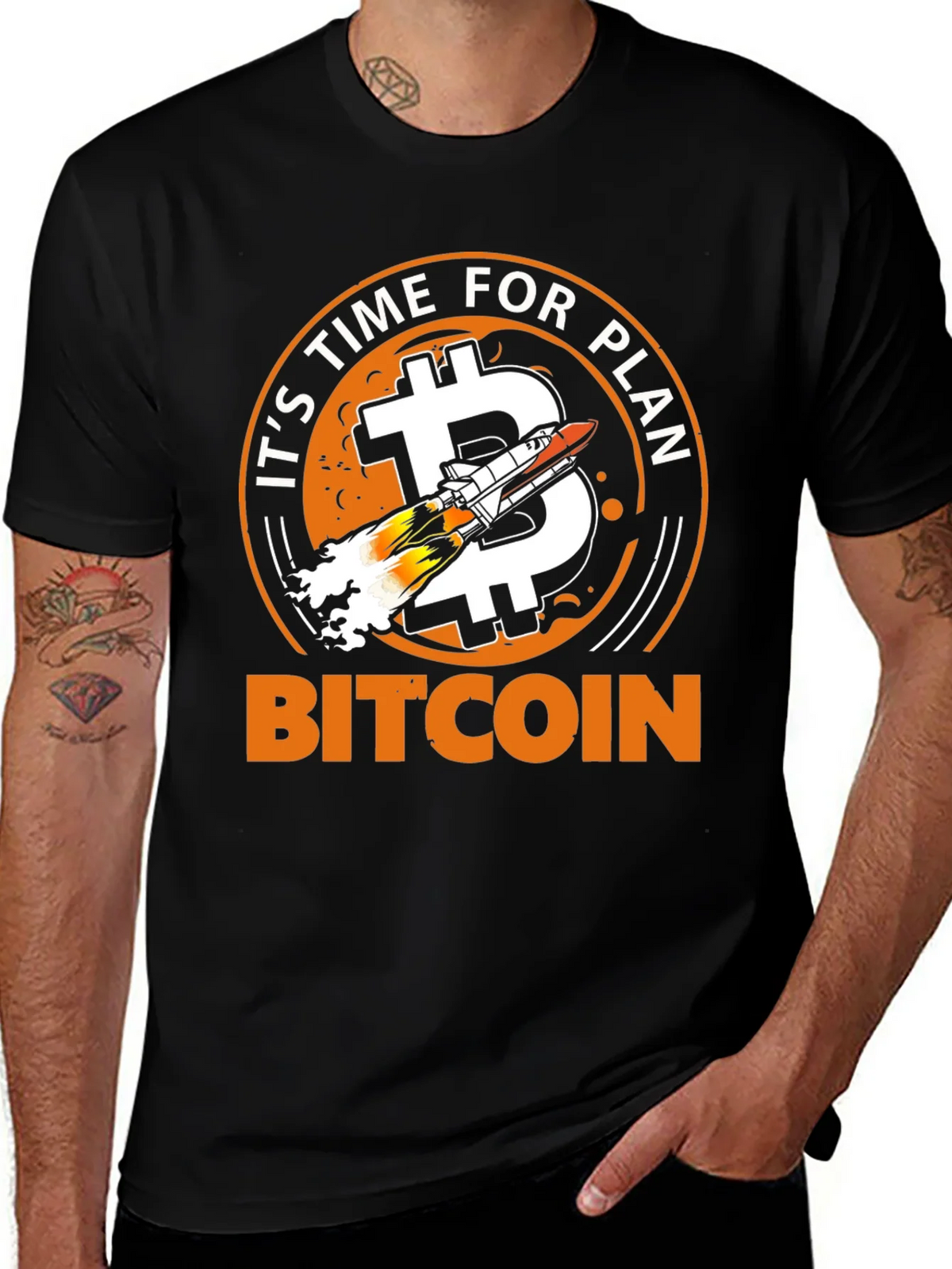 Bitcoin Plan T-Shirt Crypto Tee product image 1