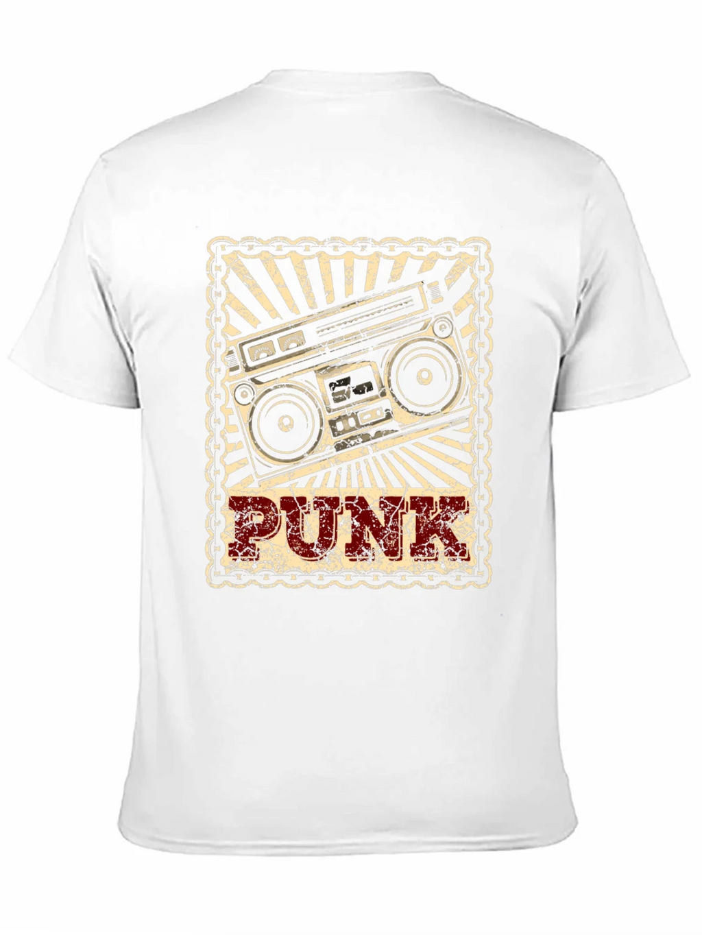 Retro Punk Boombox Graphic T-Shirt product image 10