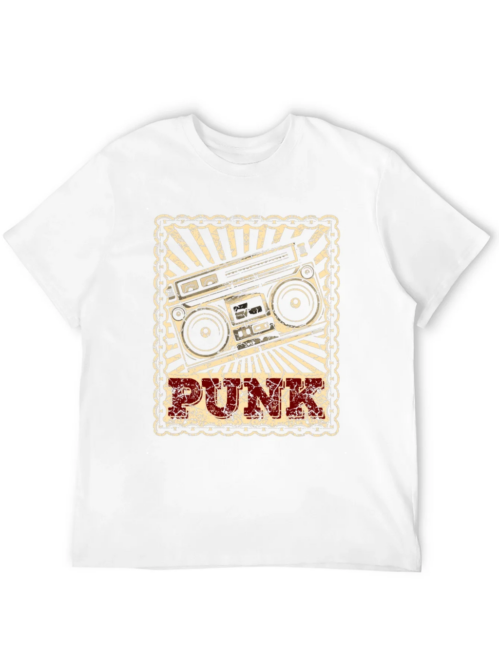 Retro Punk Boombox Graphic T-Shirt product image 11