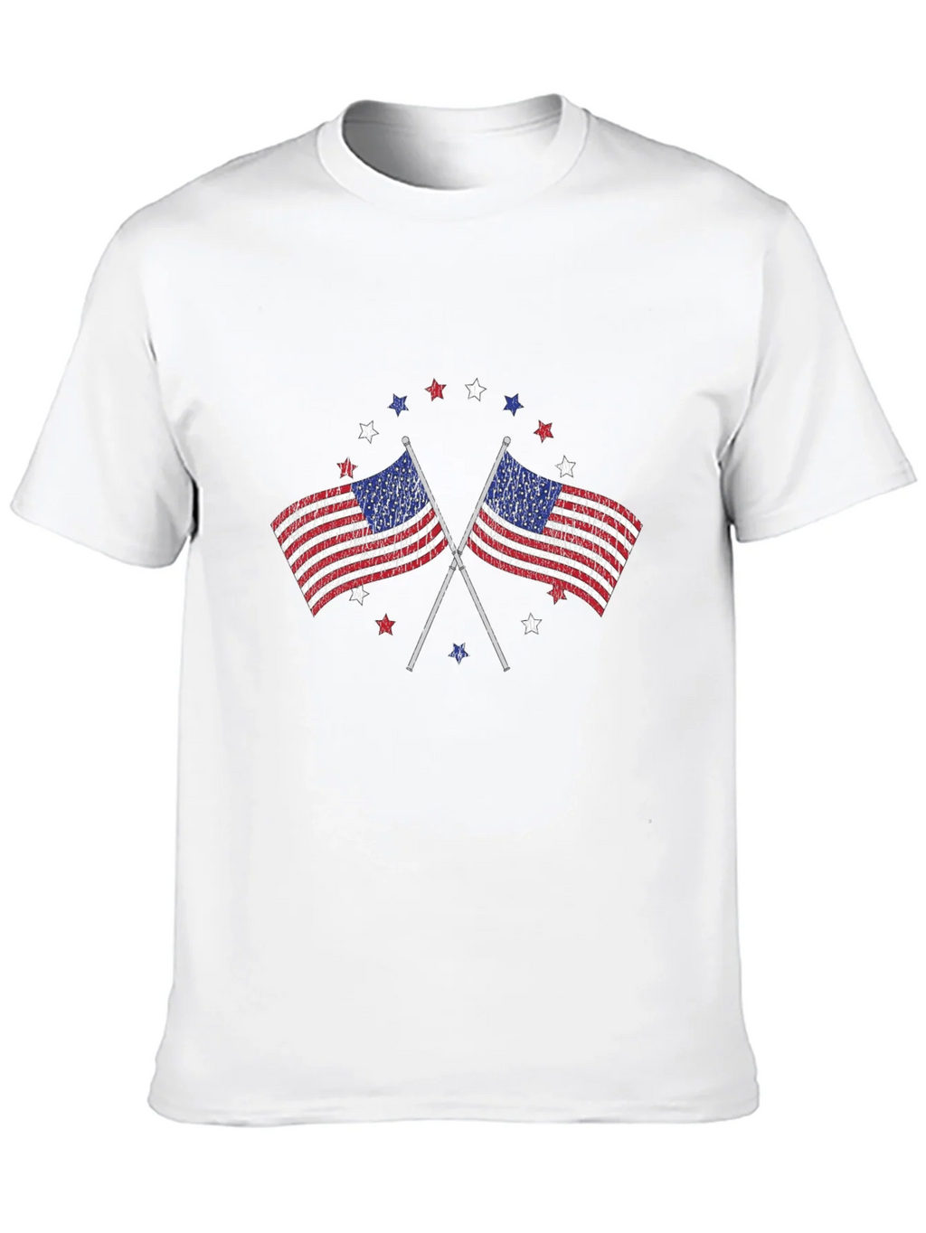 American Flag Graphic Print Mens T-Shirt product image 8