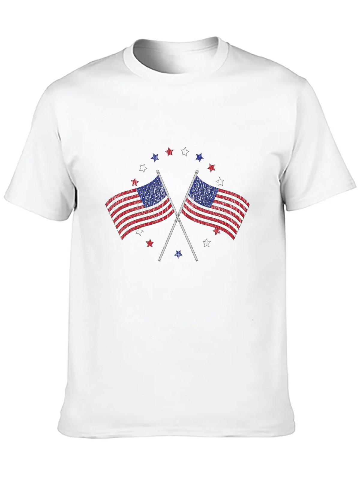 American Flag Graphic Print Mens T-Shirt product image 8