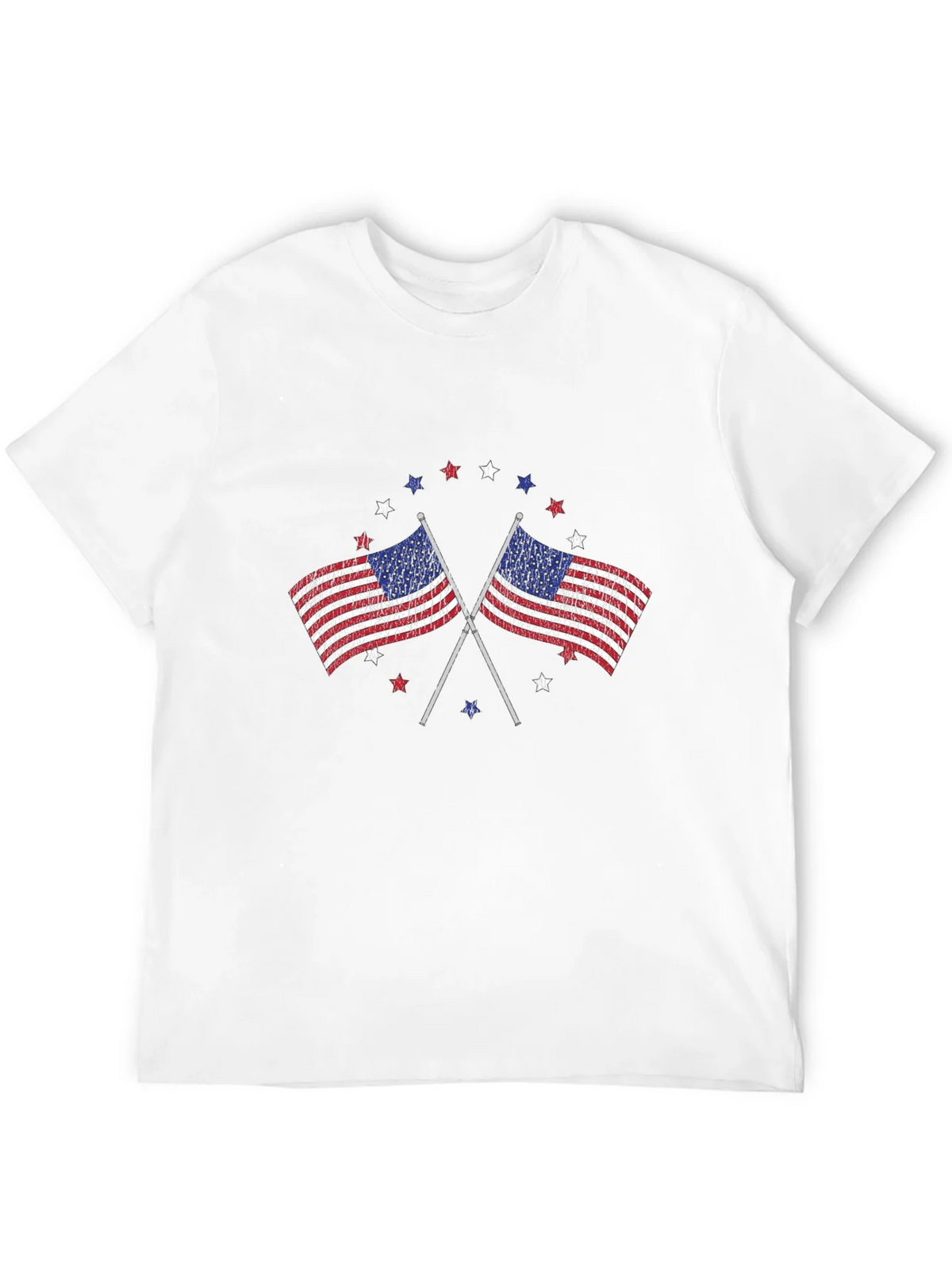 American Flag Graphic Print Mens T-Shirt product image 10