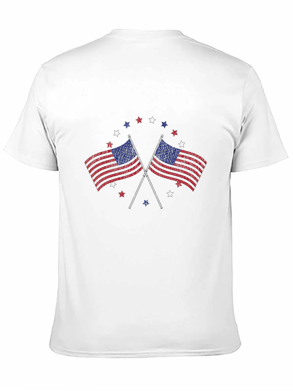 American Flag Graphic Print Mens T-Shirt product image 9