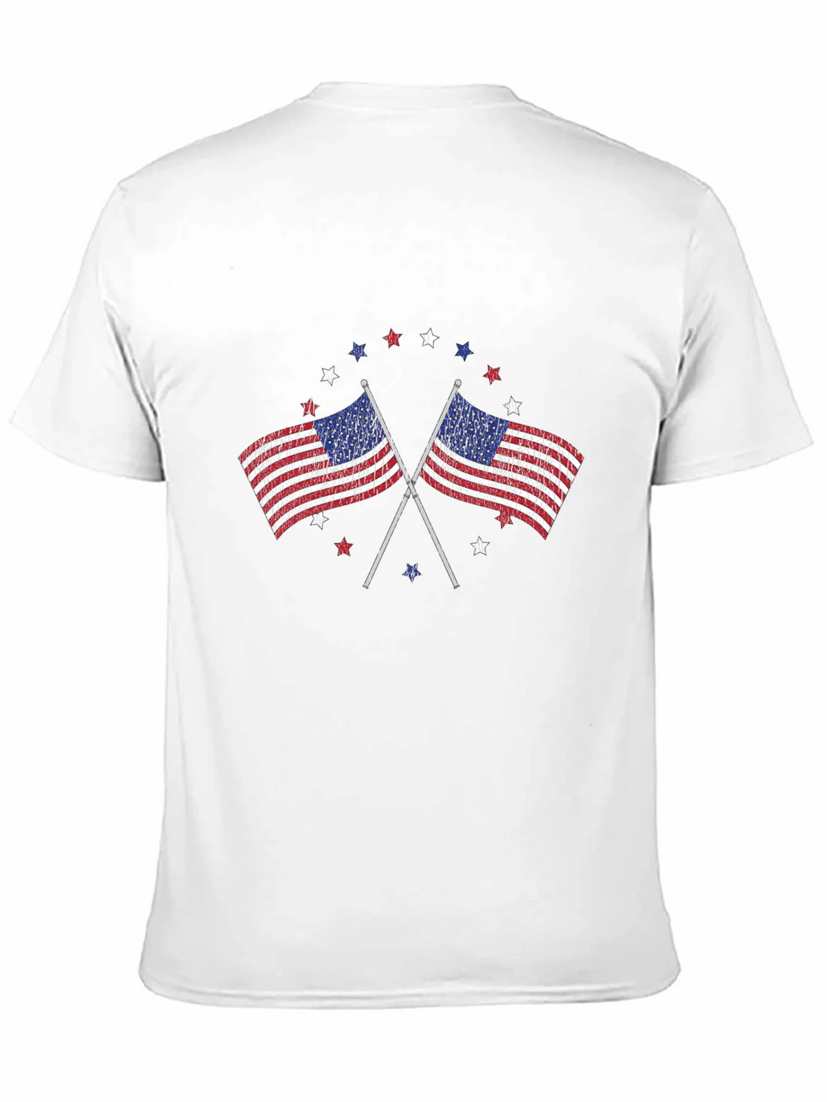 American Flag Graphic Print Mens T-Shirt product image 9
