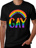 Rainbow Graphic T-Shirt - Im Not Gay But My... product image 1