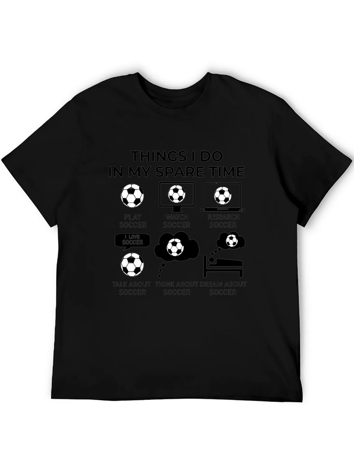 Soccer Lover T-Shirt - Spare Time Activities Graphic Tee product image 2