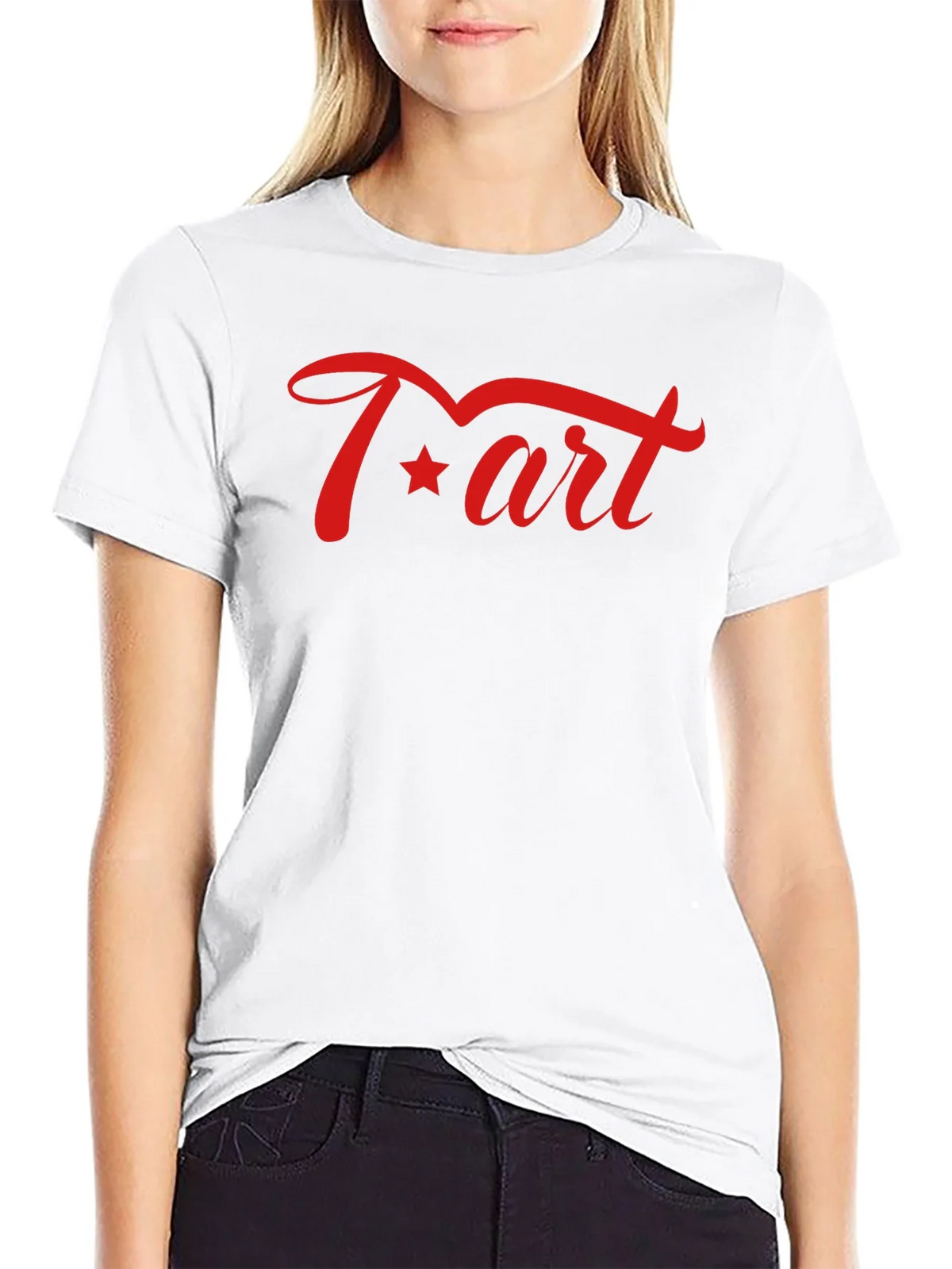 Red T-art Graphic Tee - Soft Cotton Blend product image 7