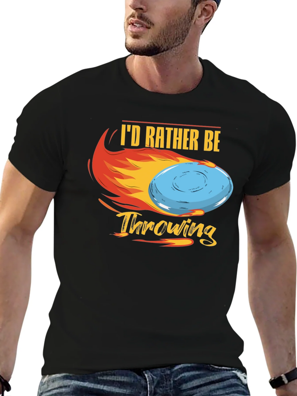 Id Rather Be Throwing Disc Golf T-Shirt product image 6