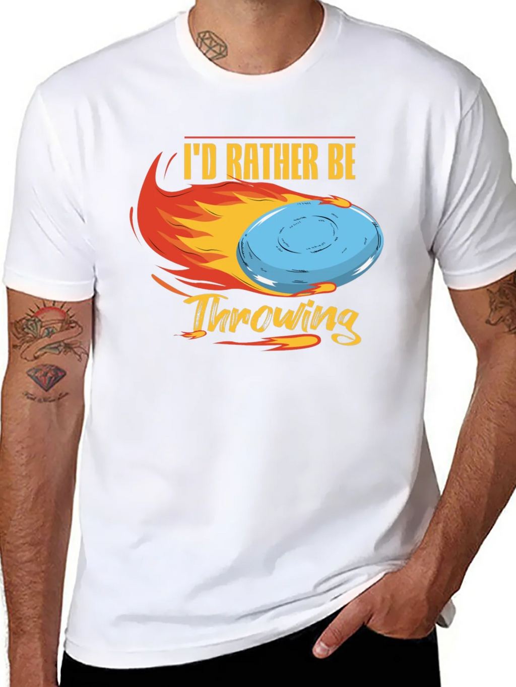 Id Rather Be Throwing Disc Golf T-Shirt product image 7