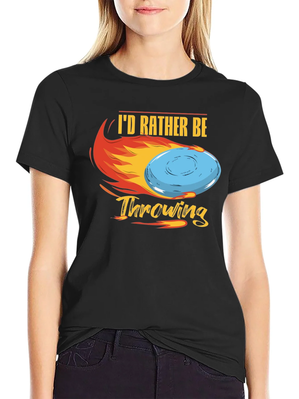 Id Rather Be Throwing Disc Golf T-Shirt product image 2