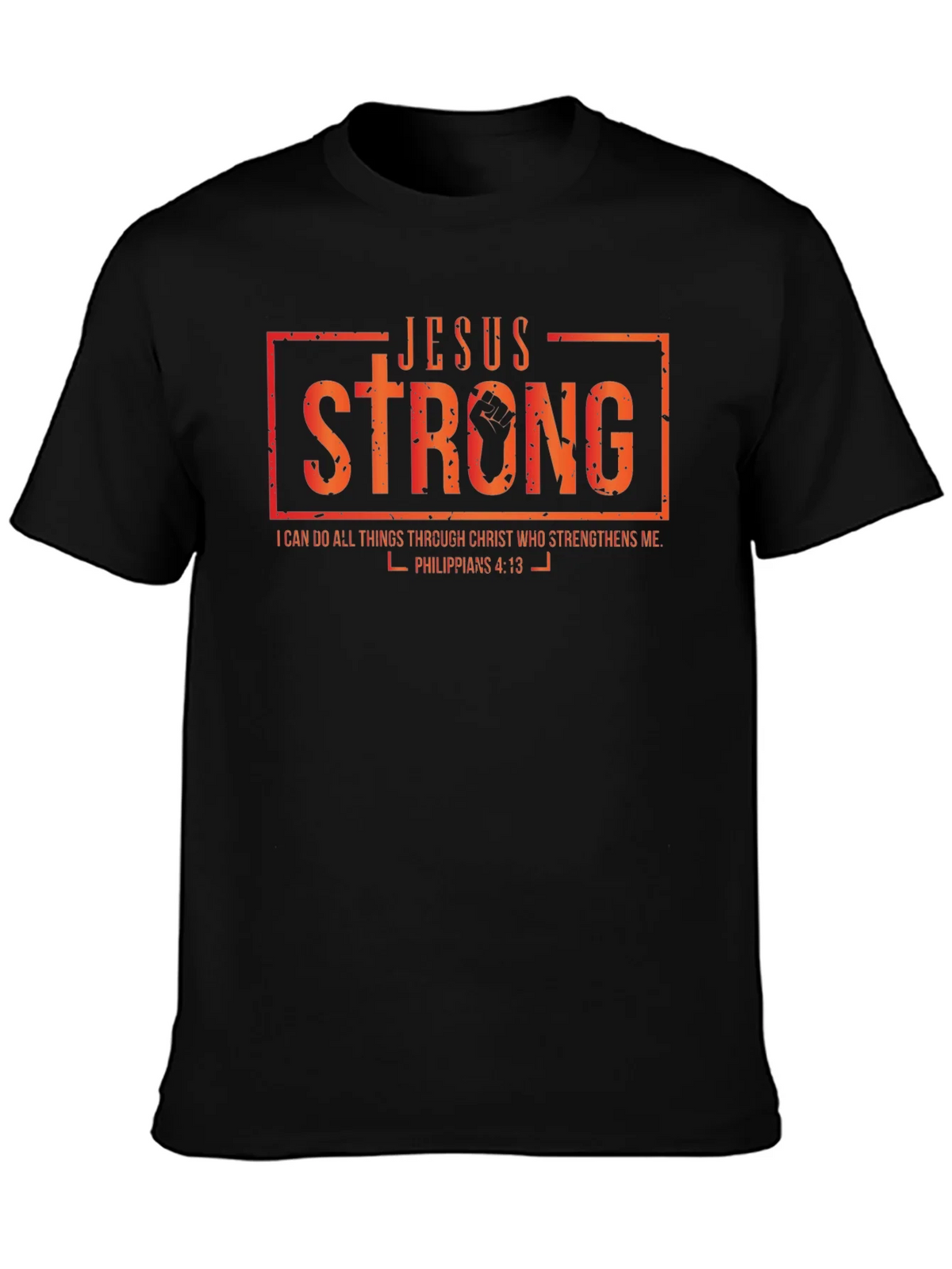 Jesus Strong Graphic T-Shirt - Christian Apparel product image 3
