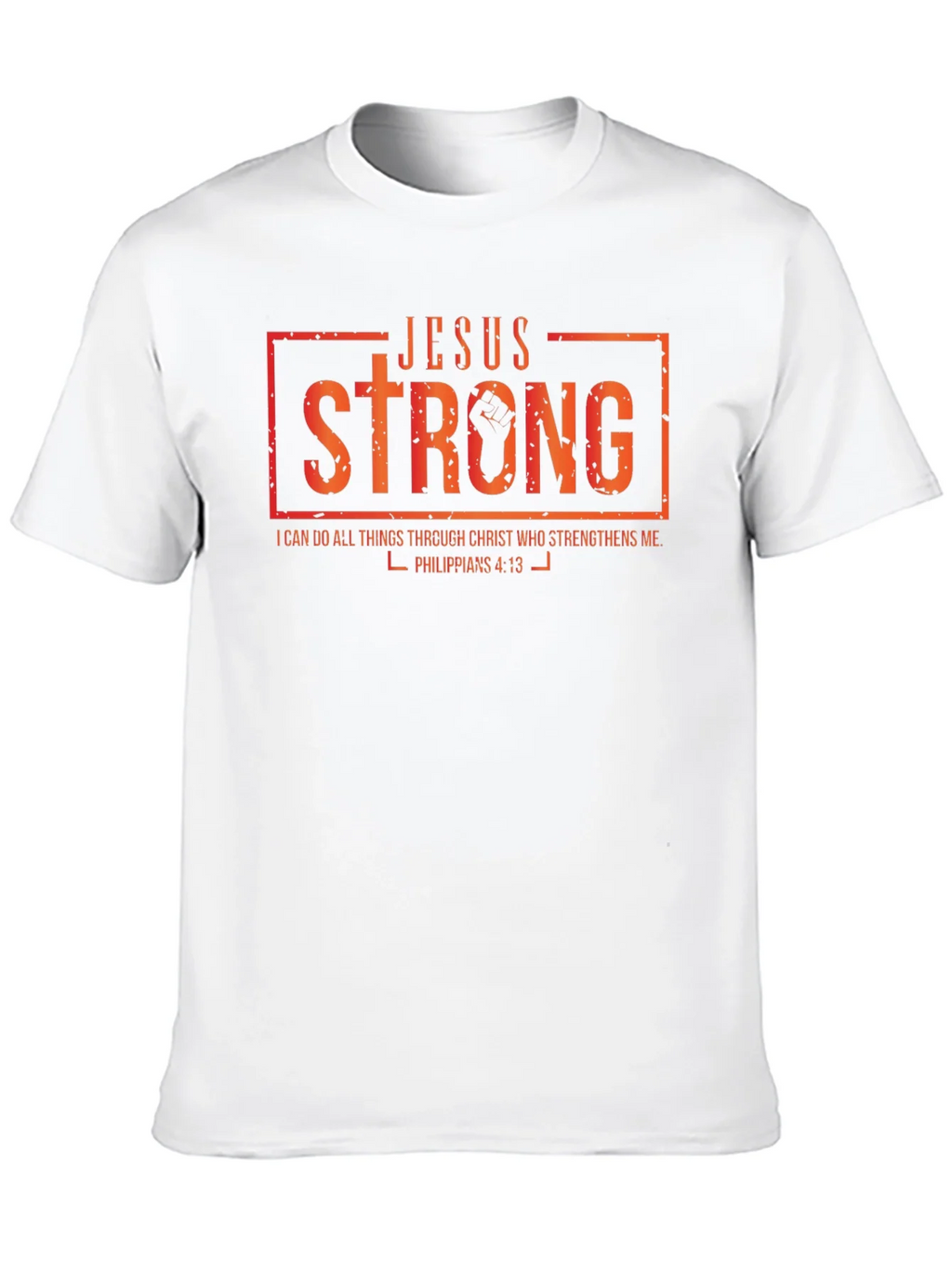 Jesus Strong Graphic T-Shirt - Christian Apparel product image 7