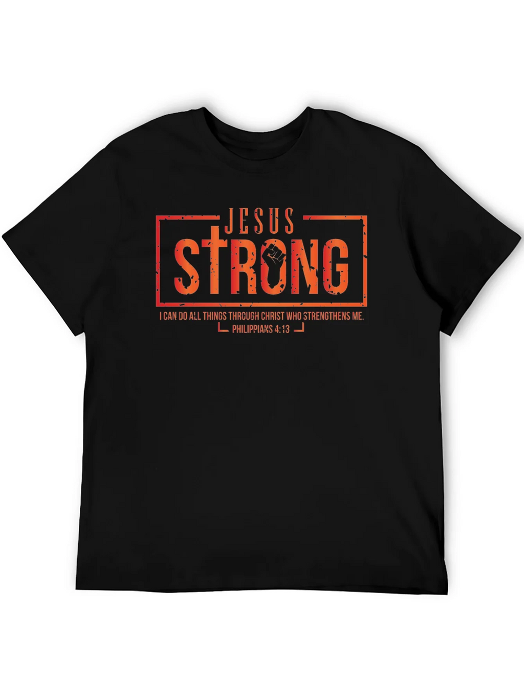 Jesus Strong Graphic T-Shirt - Christian Apparel product image 4