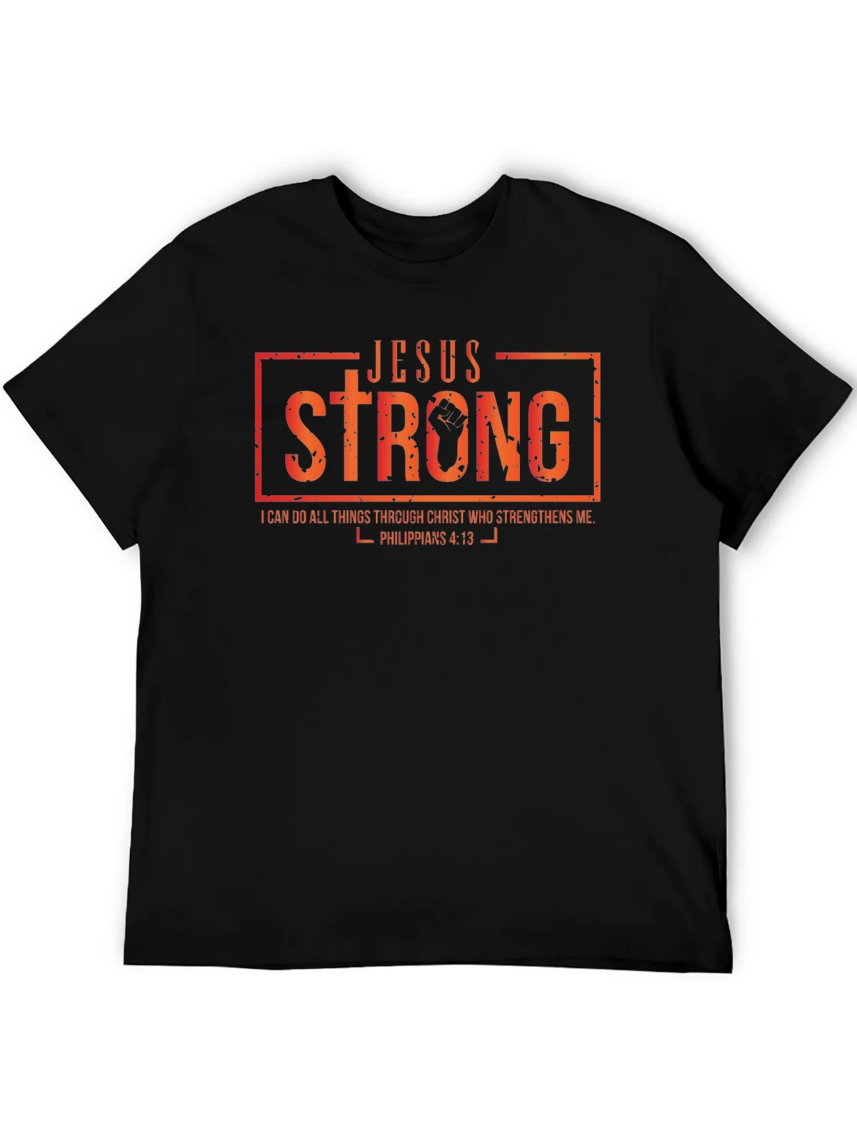 Jesus Strong Graphic T-Shirt - Christian Apparel product image 4