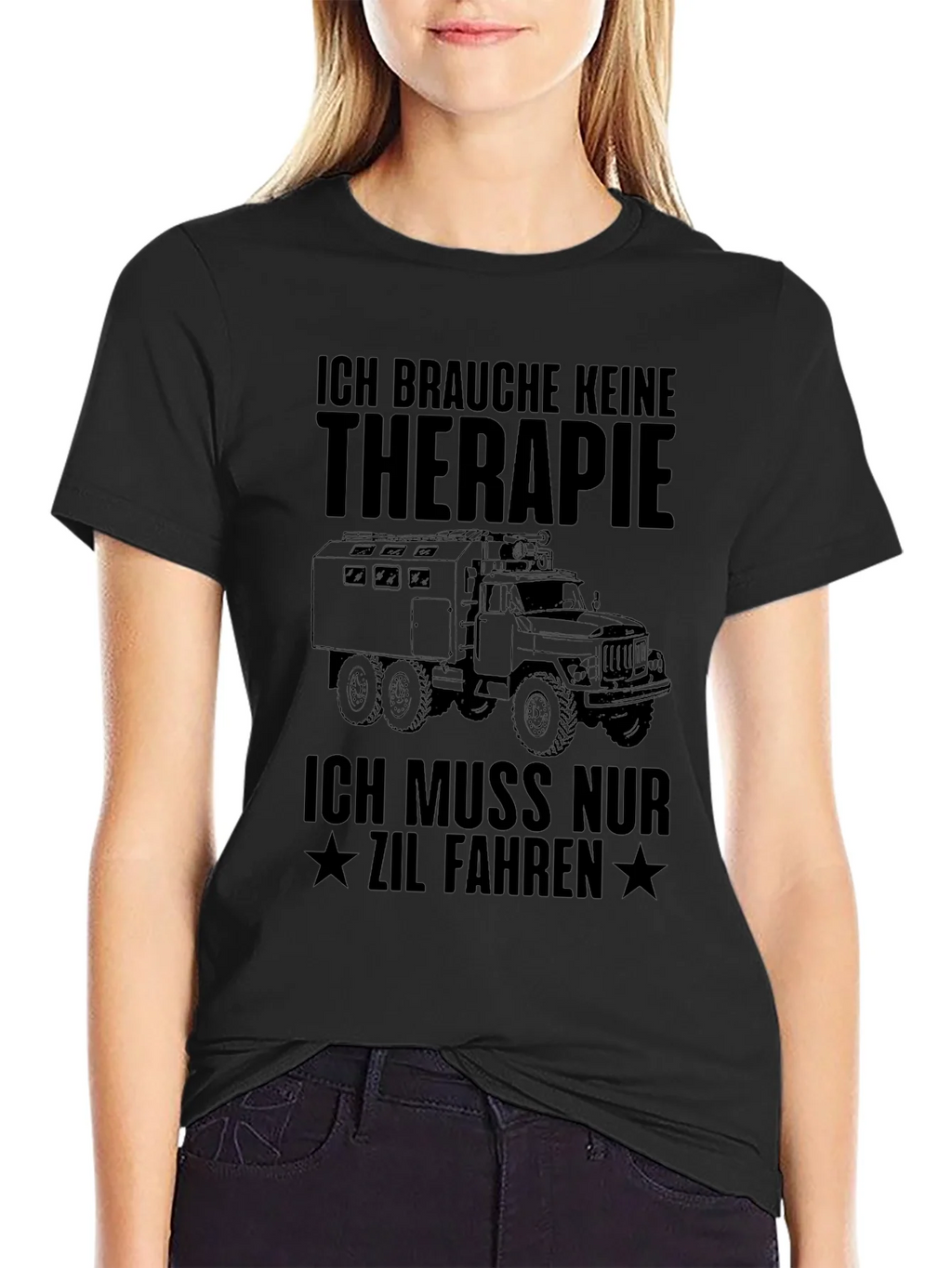 ZIL Truck Therapy T-Shirt - Black product image 2