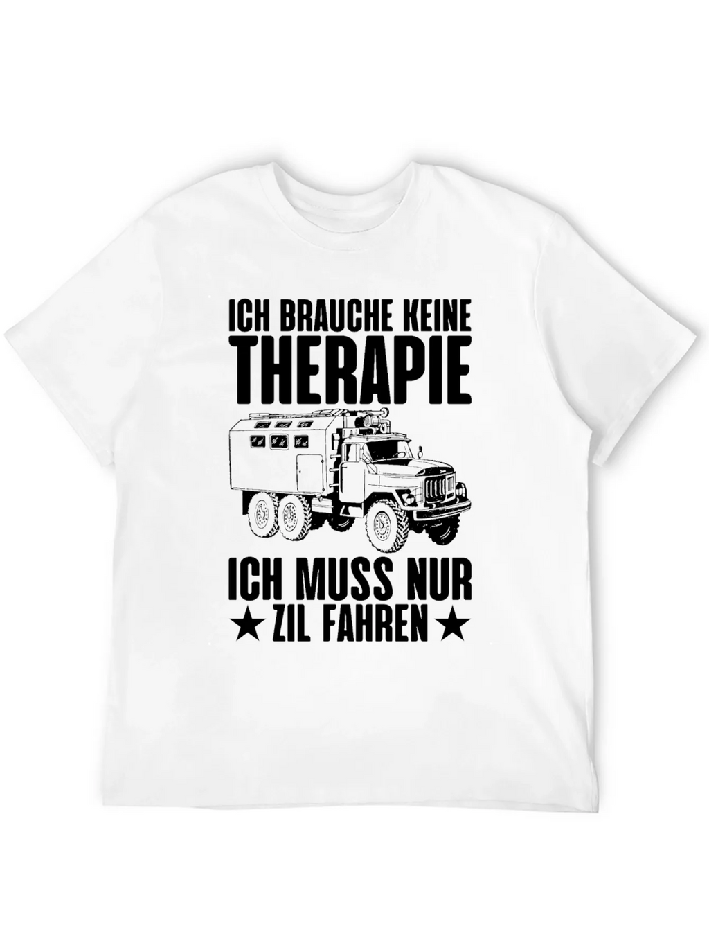 ZIL Truck Therapy T-Shirt - Black product image 11