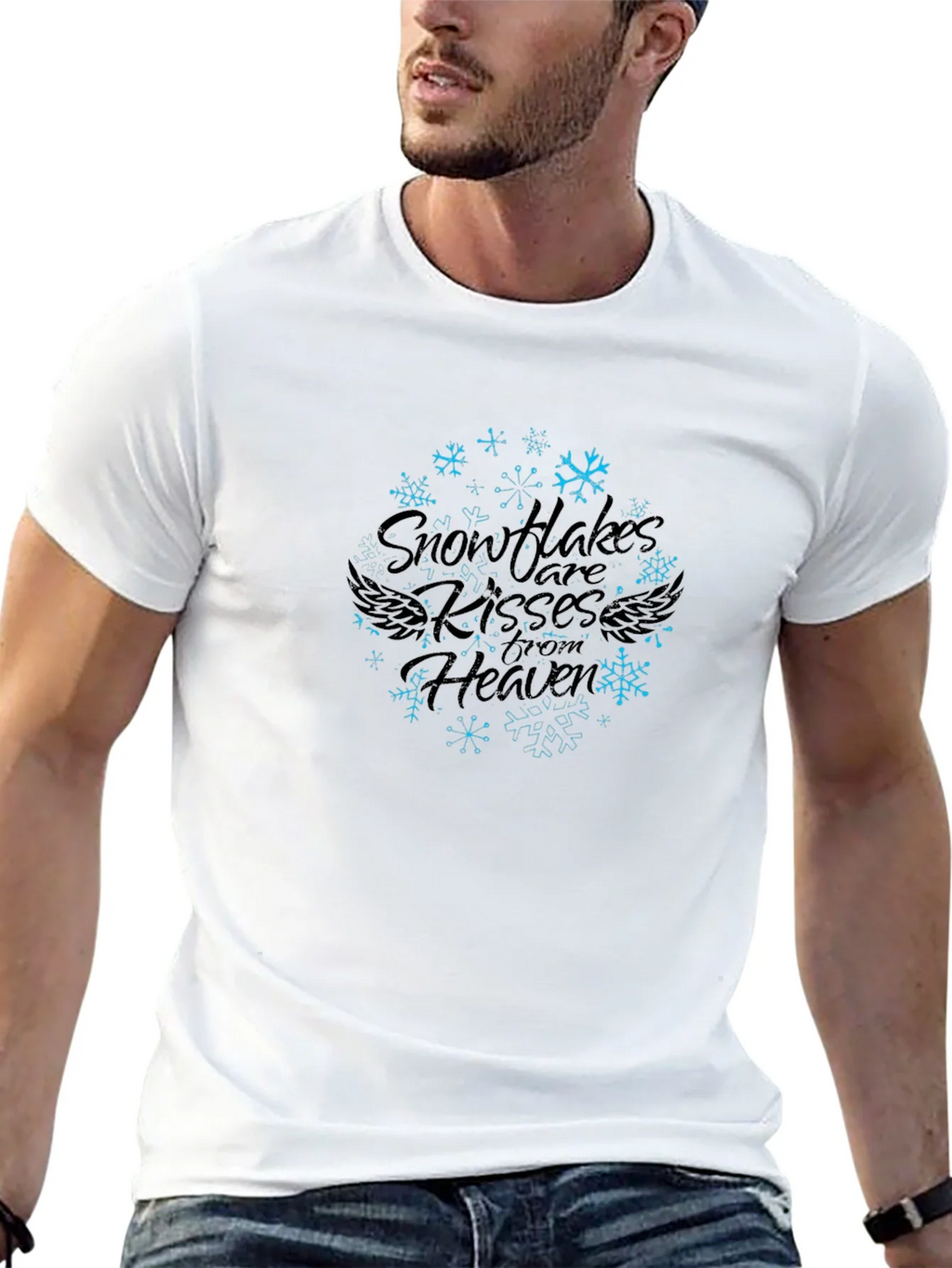 Snowflake Kisses From Heaven Graphic Print Tee product image 12