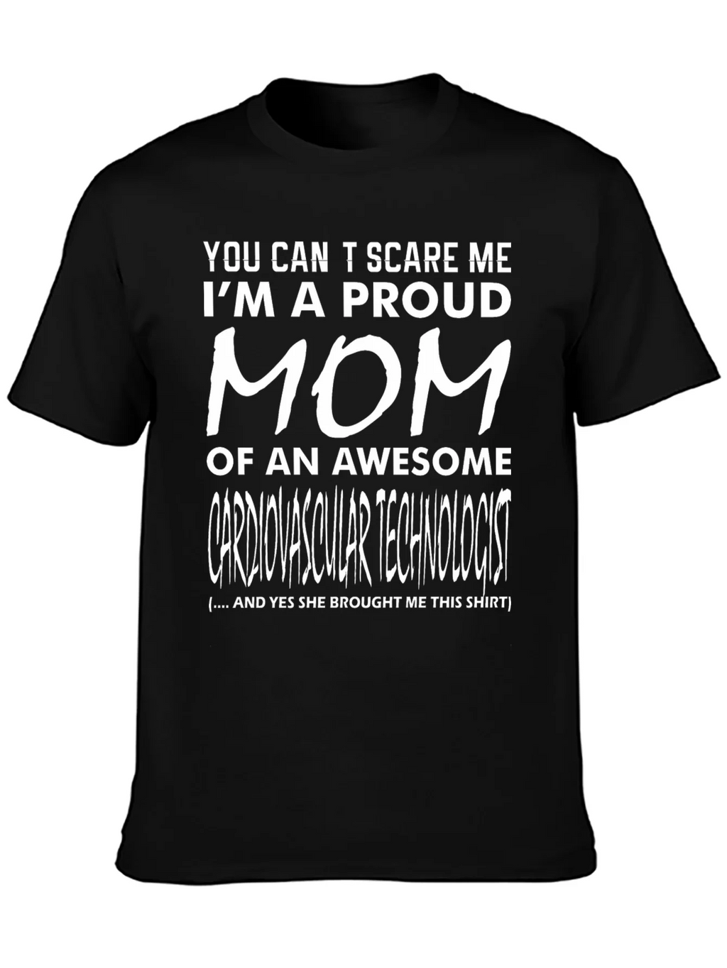 Proud Mom of Cardiovascular Technologist T-Shirt product image 3
