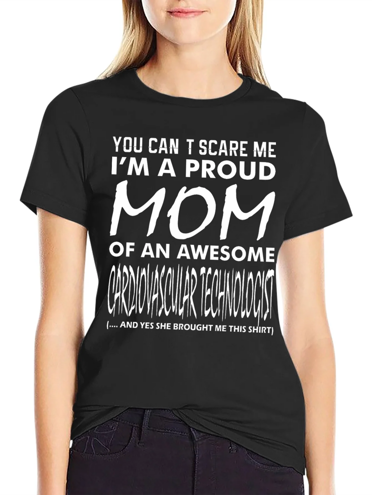 Proud Mom of Cardiovascular Technologist T-Shirt product image 2