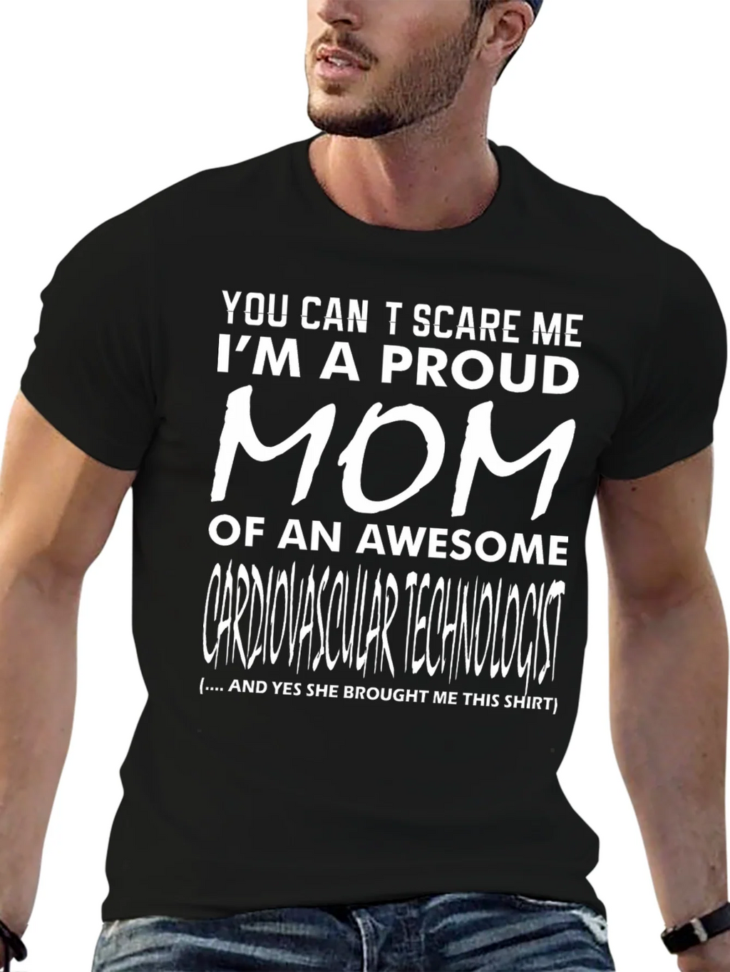 Proud Mom of Cardiovascular Technologist T-Shirt product image 6