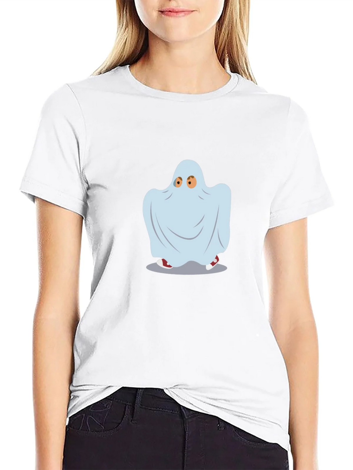 Ghost Costume Graphic Tee - Spooky Season Style product image 8