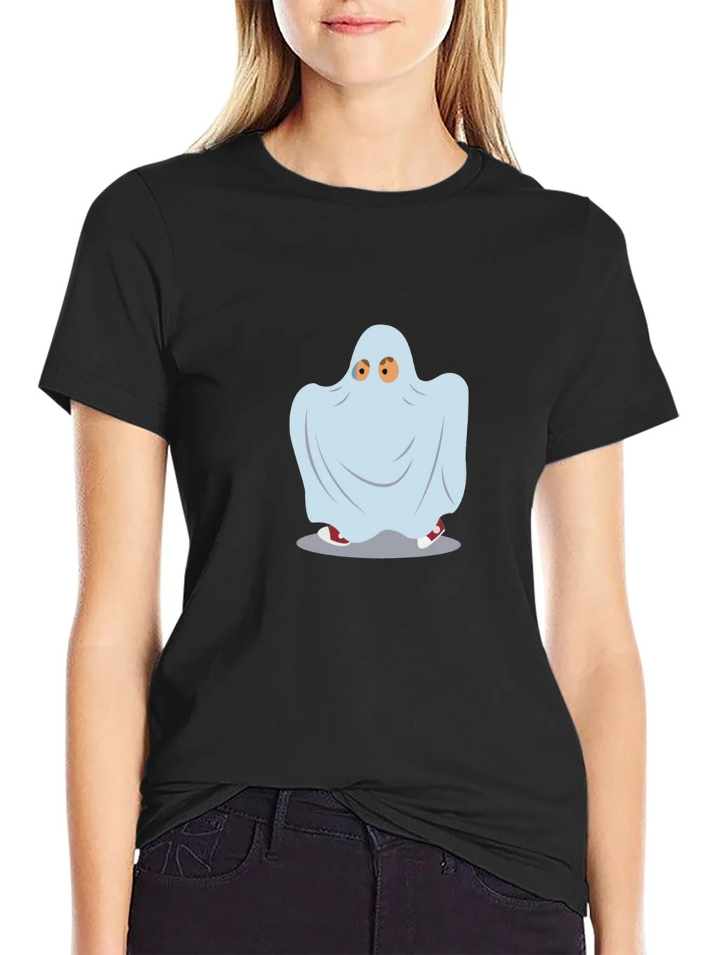 Ghost Costume Graphic Tee - Spooky Season Style product image 2