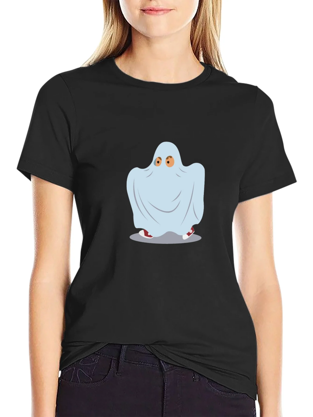 Ghost Costume Graphic Tee - Spooky Season Style product image 2