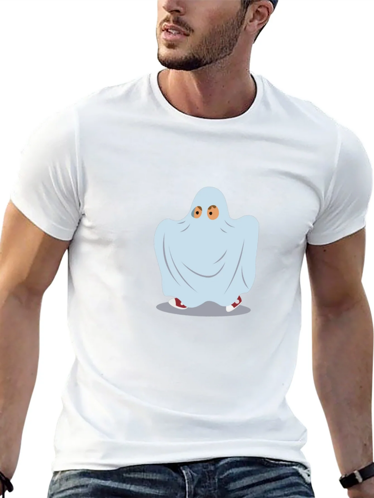 Ghost Costume Graphic Tee - Spooky Season Style product image 12