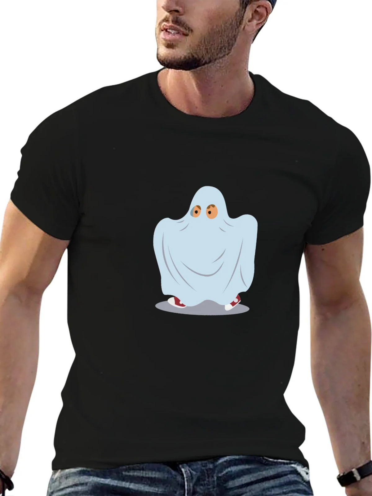 Ghost Costume Graphic Tee - Spooky Season Style product image 6