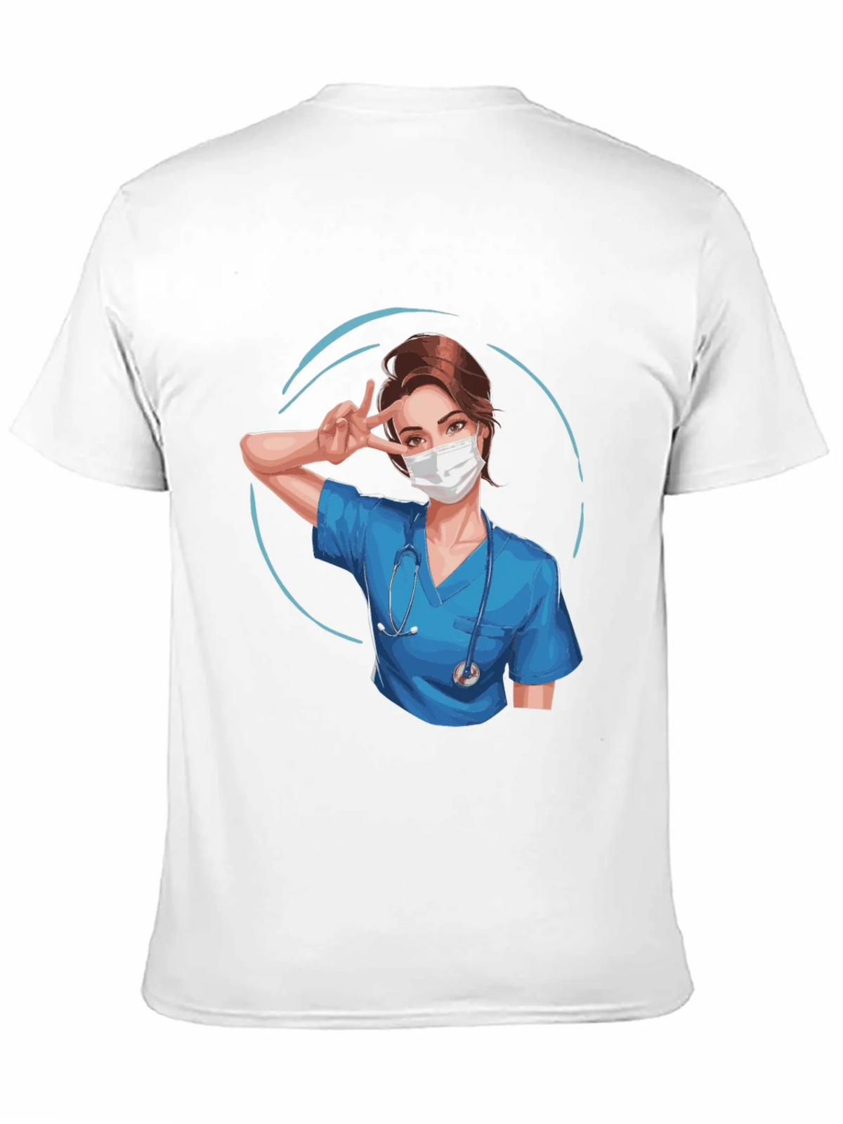 Nurse Graphic T-Shirt - Black product image 10