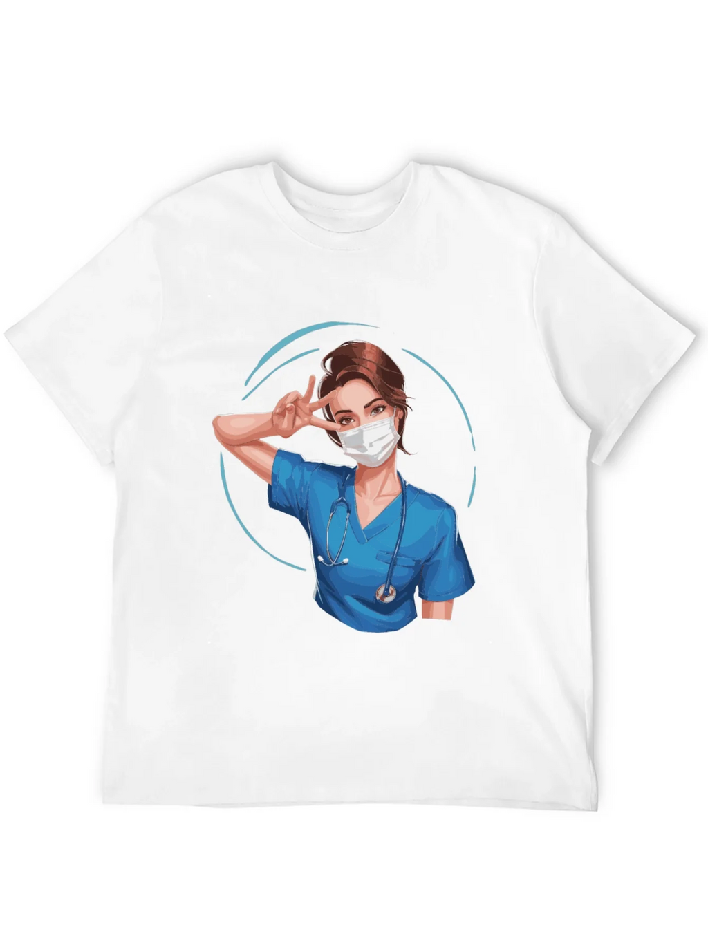 Nurse Graphic T-Shirt - Black product image 11