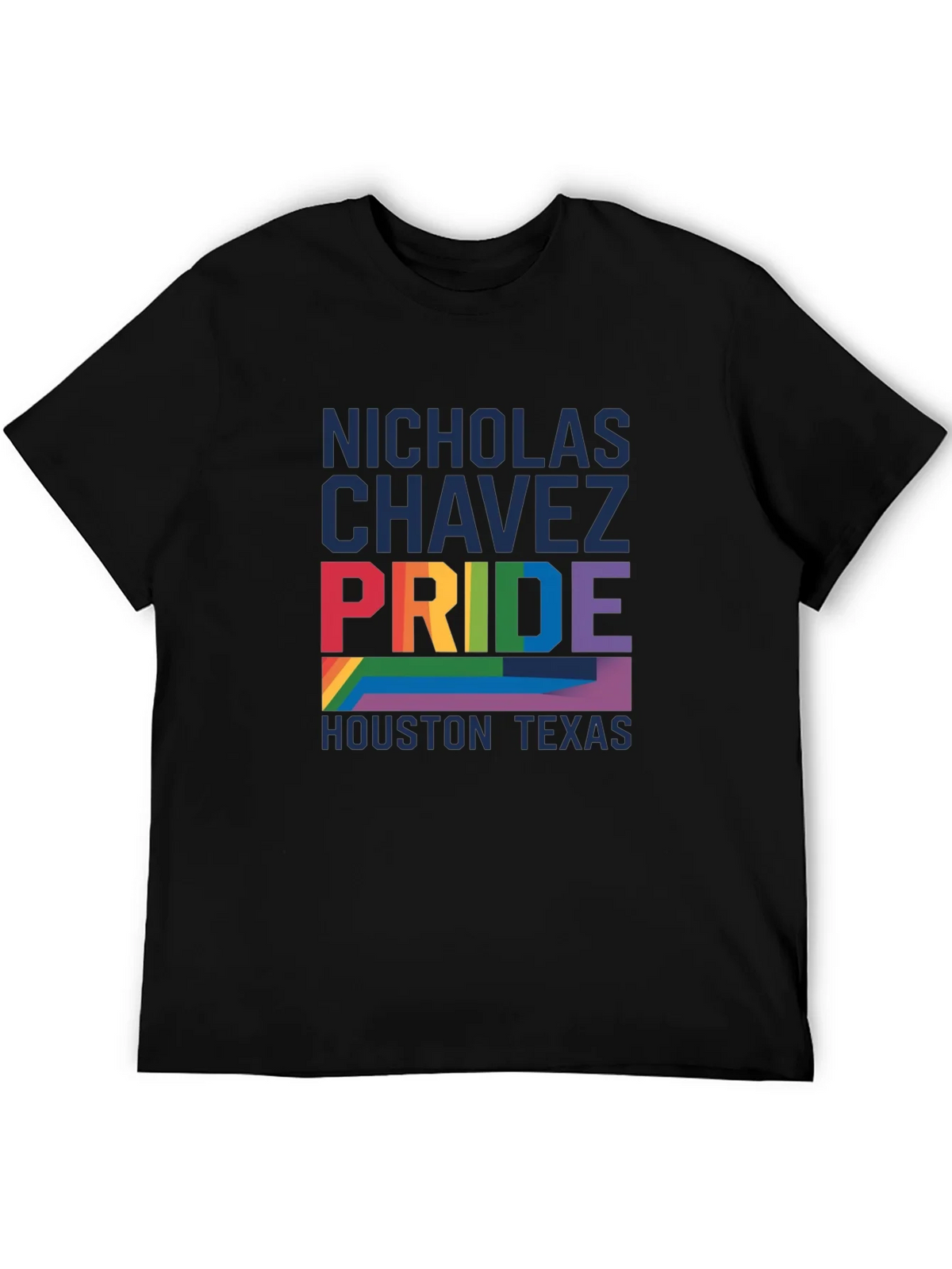 Nicholas Chavez Pride Houston Texas T-Shirt product image 5