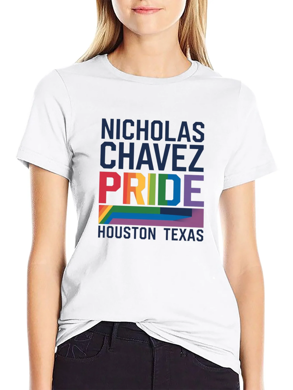 Nicholas Chavez Pride Houston Texas T-Shirt product image 8