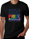 Nicholas Chavez Pride Houston Texas T-Shirt product image 1