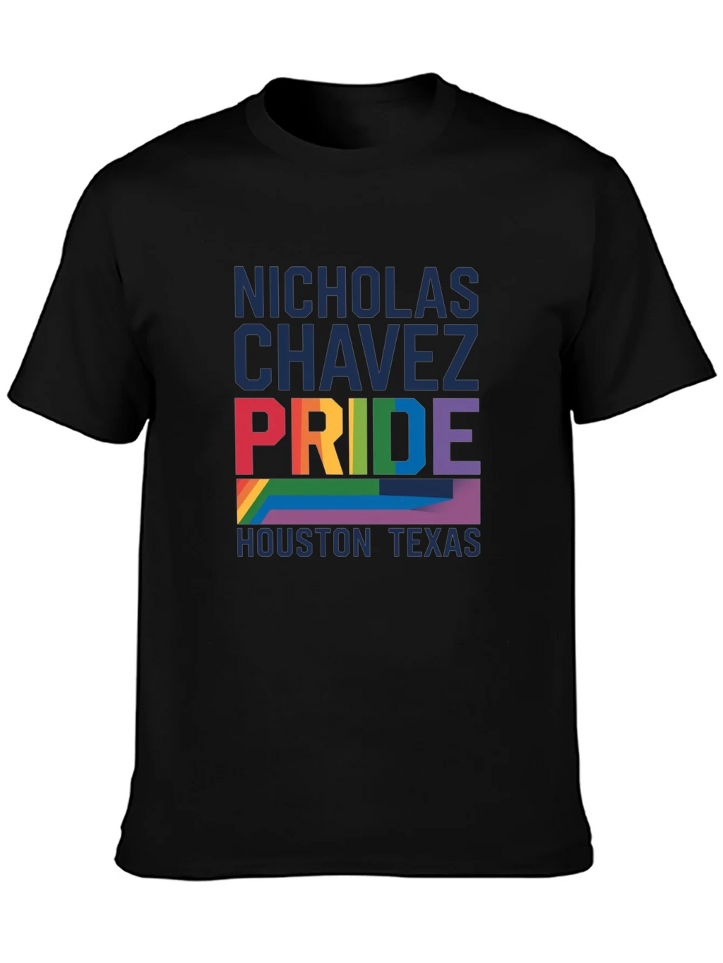 Nicholas Chavez Pride Houston Texas T-Shirt product image 3