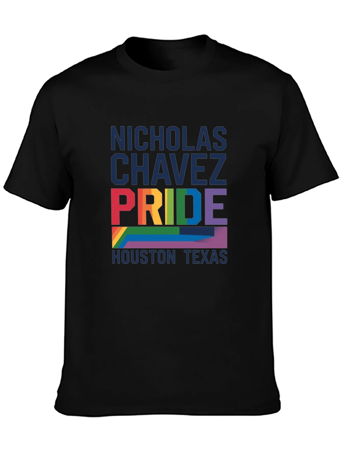 Nicholas Chavez Pride Houston Texas T-Shirt product image 3