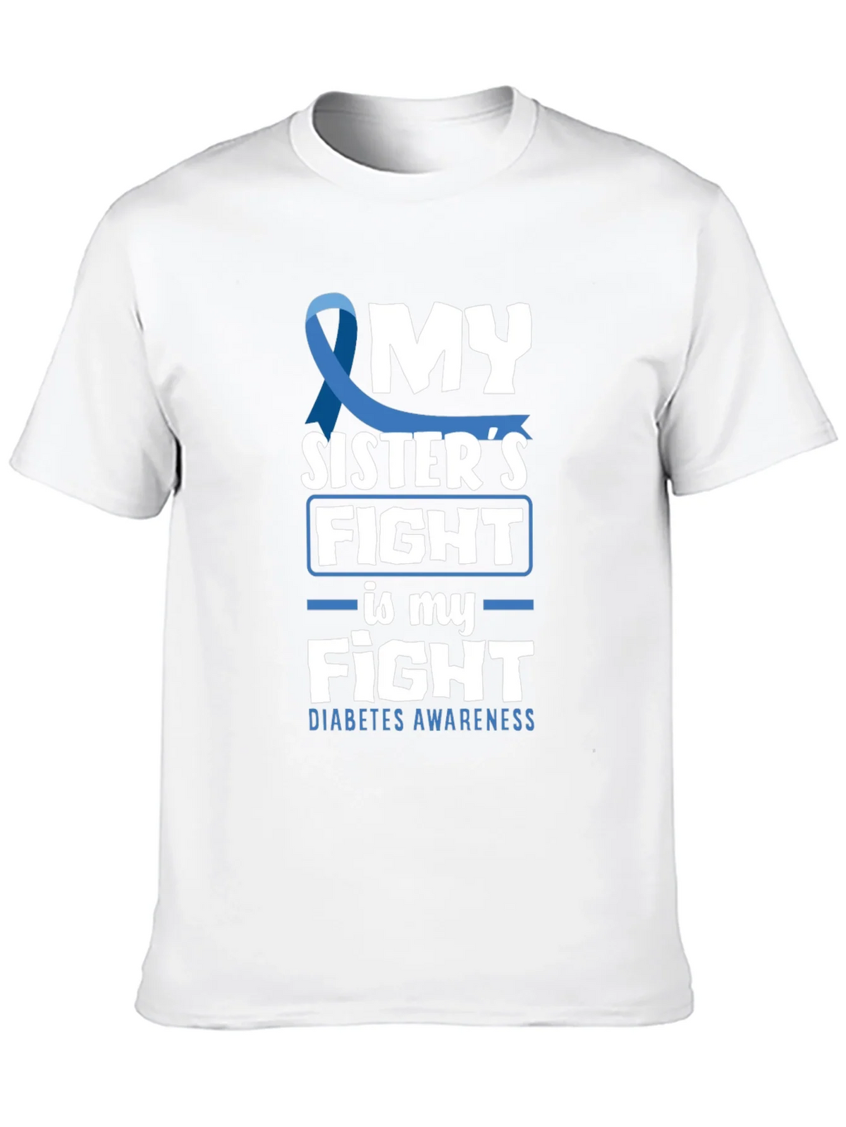 Diabetes Awareness My Sisters Fight T-Shirt product image 9