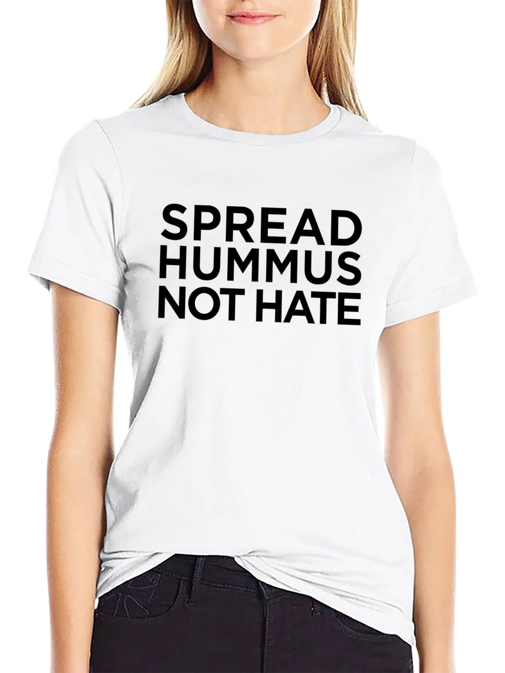 Spread Hummus Not Hate T-Shirt product image 6