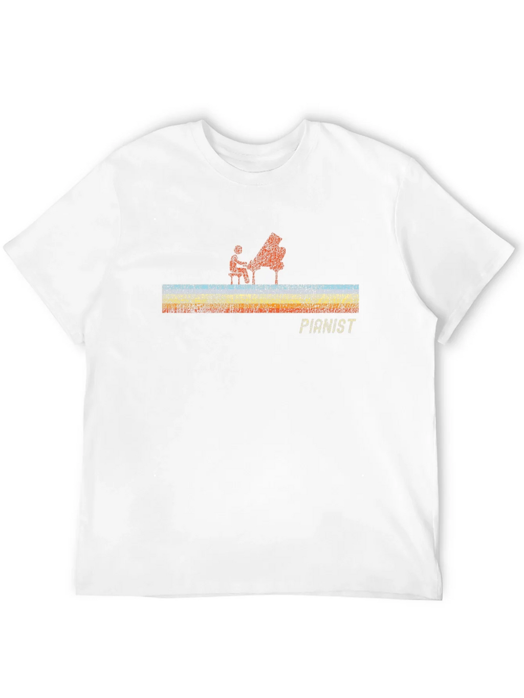 Pianist Graphic Black T-Shirt product image 11