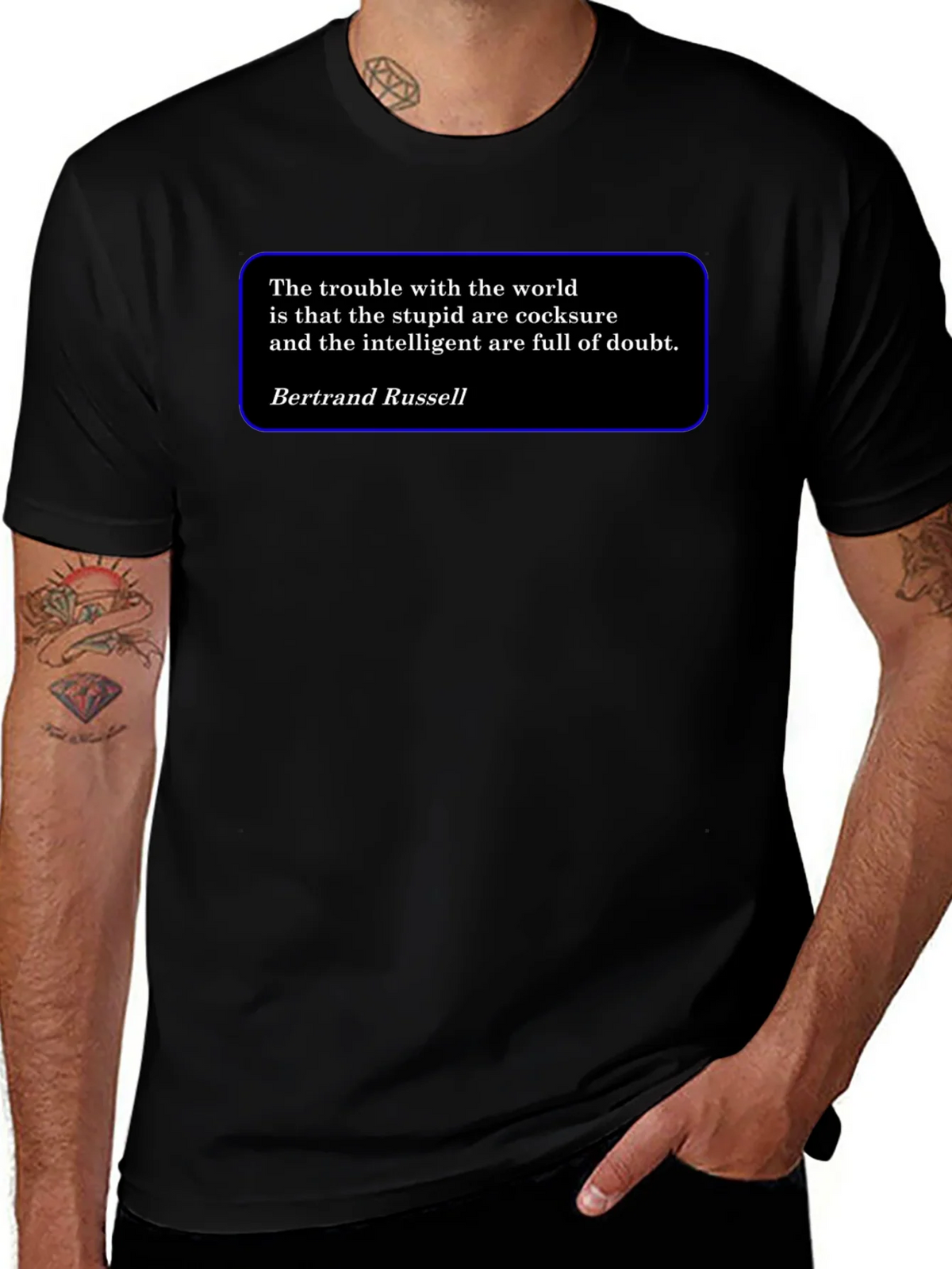 Intellectual T-Shirt - Bertrand Russell Quote product image 1