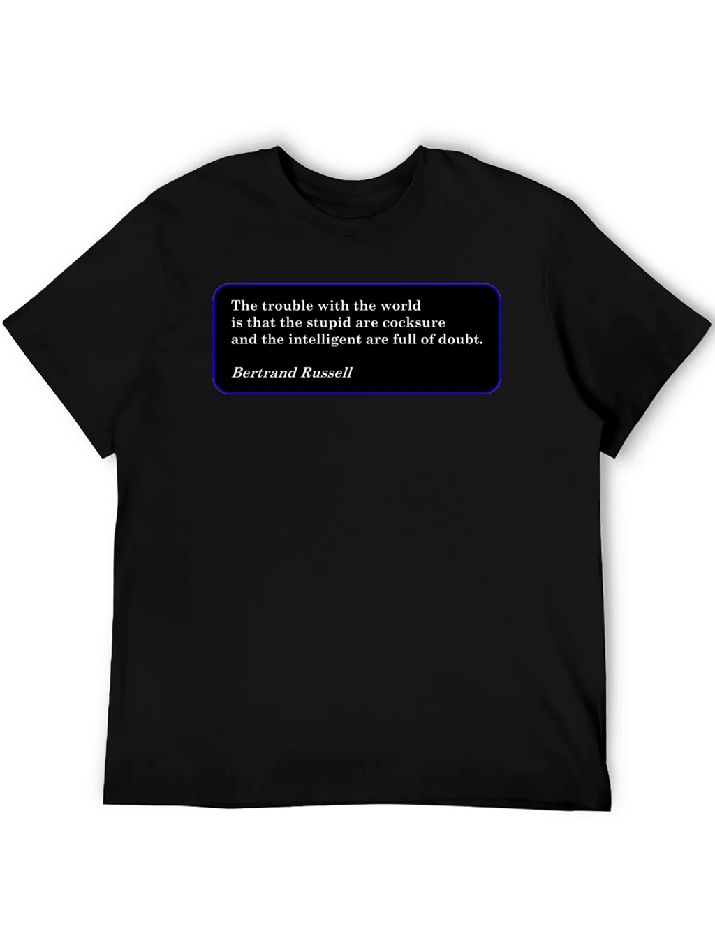 Intellectual T-Shirt - Bertrand Russell Quote product image 4