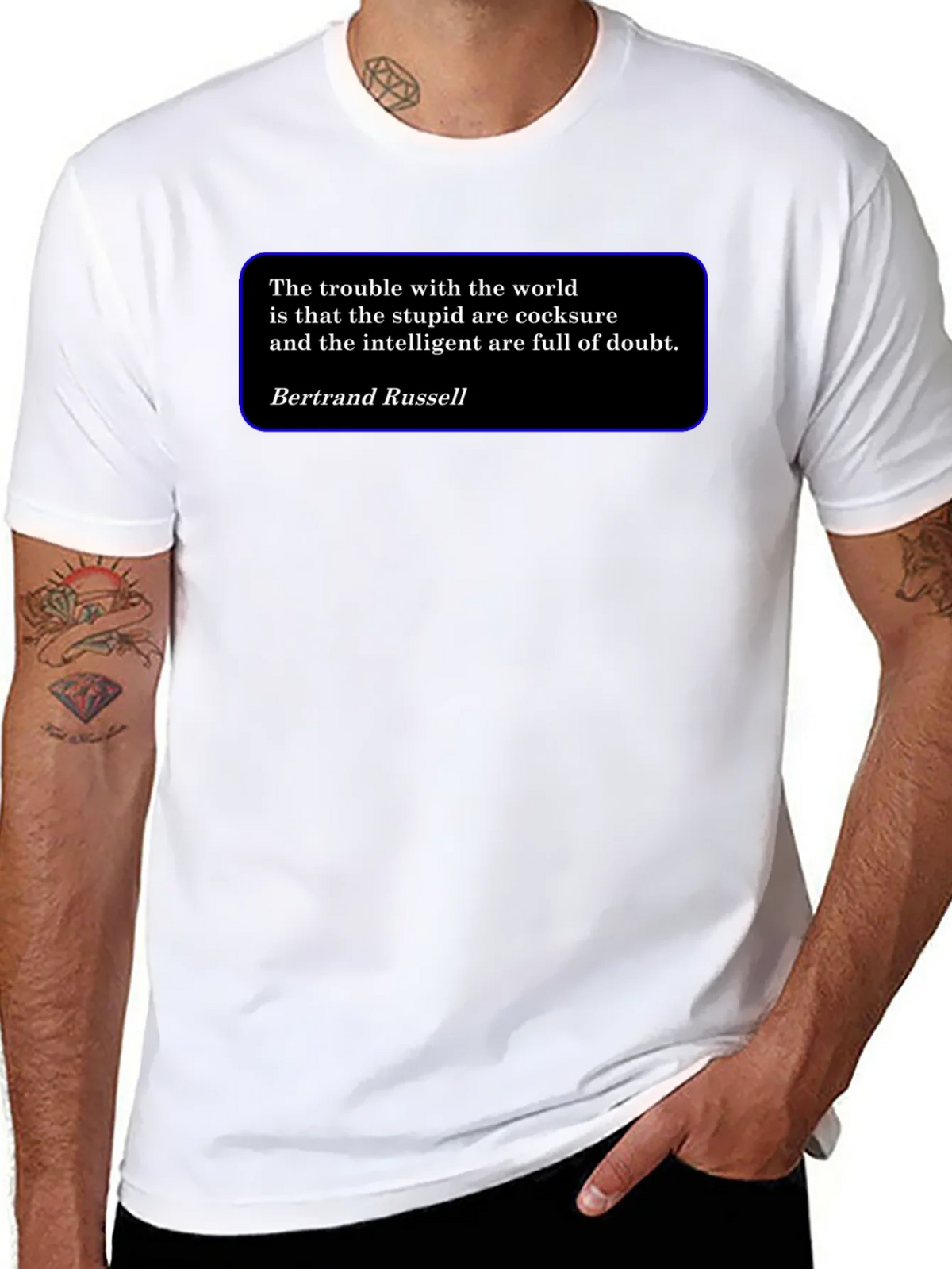 Intellectual T-Shirt - Bertrand Russell Quote product image 6