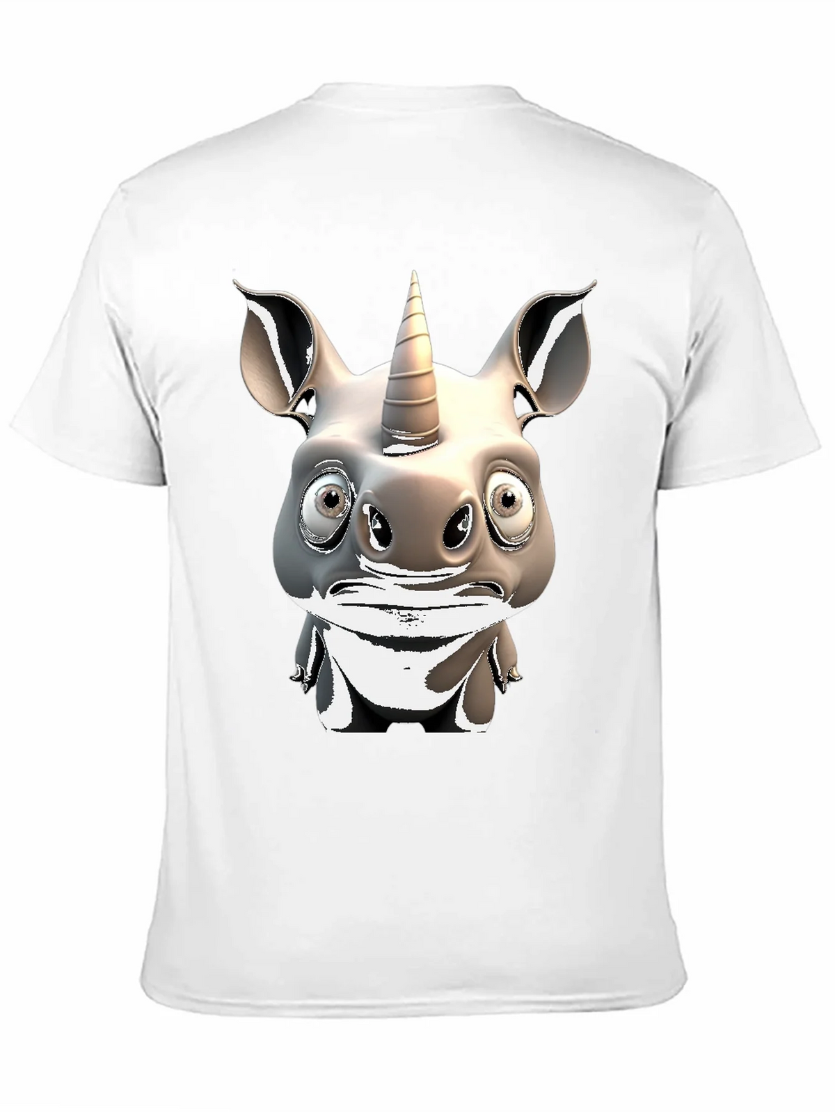 Unicorn Rhino Graphic T-Shirt - Quirky Animal Tee product image 10