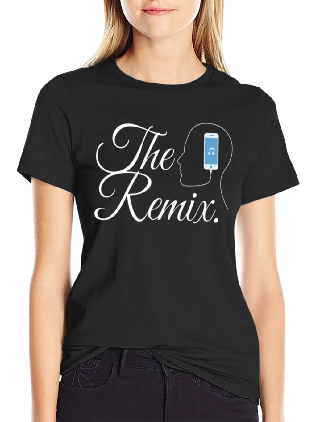 The Remix Graphic Tee - Black Casual T-Shirt product image 2