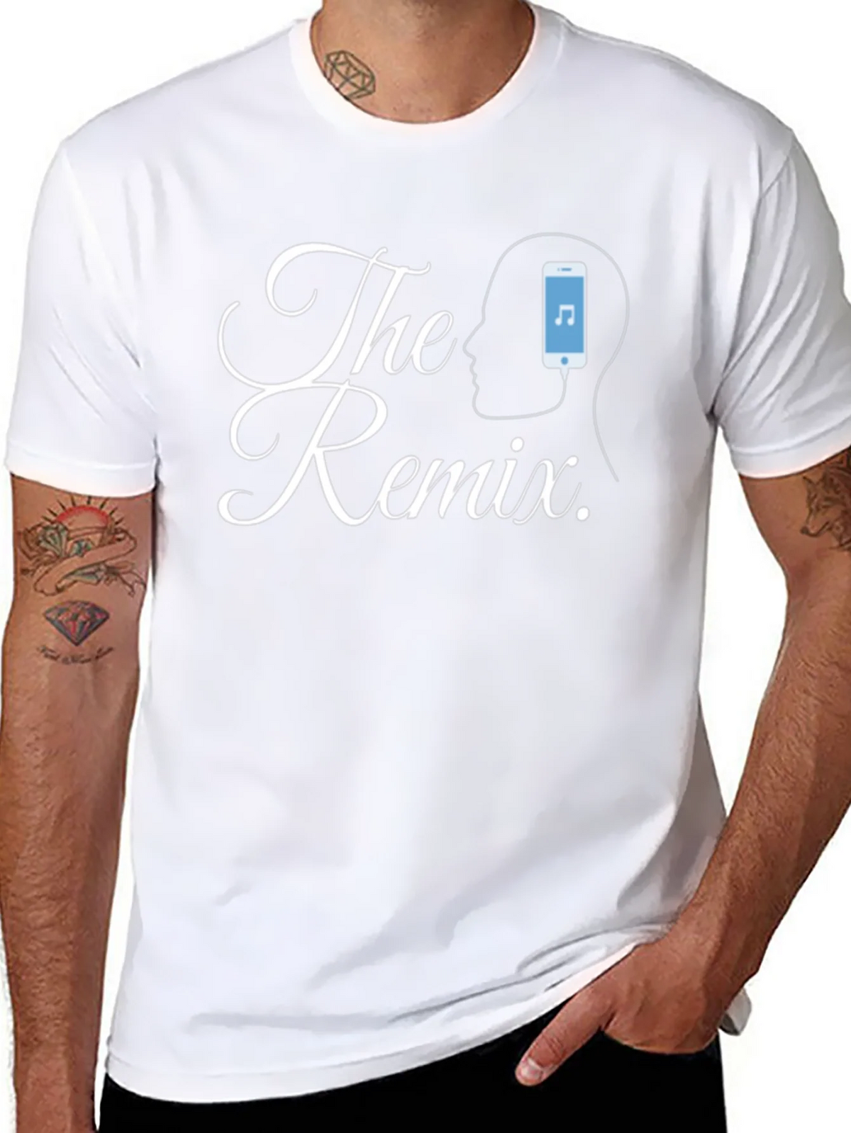 The Remix Graphic Tee - Black Casual T-Shirt product image 6
