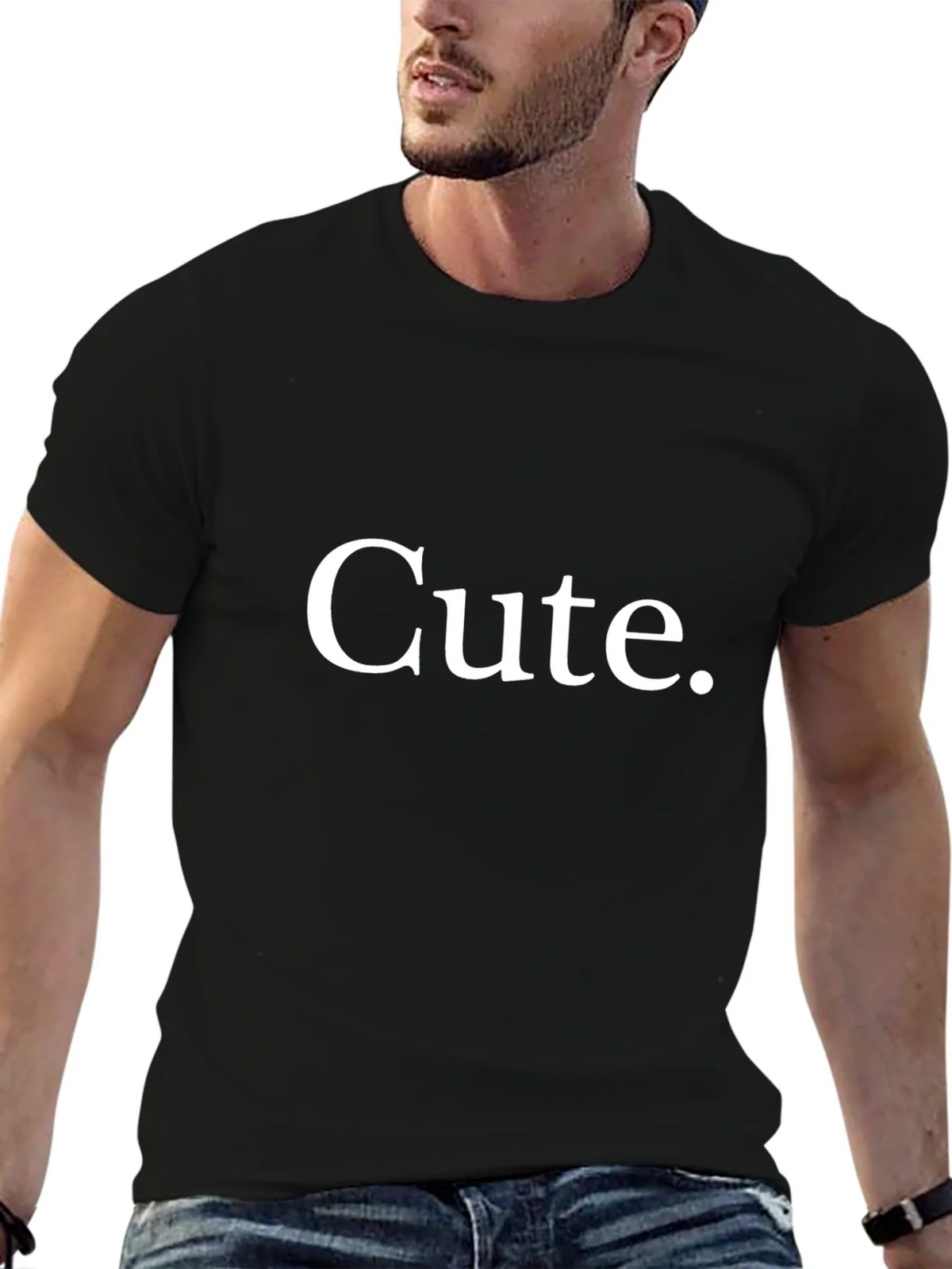 Cute Graphic Tee - Stylish Black T-Shirt for Casual Wear product image 6
